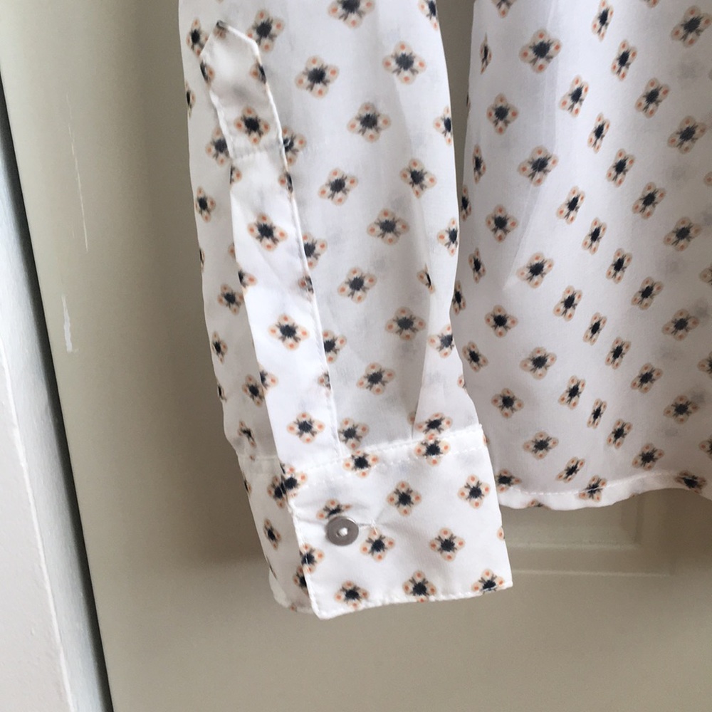 Mango Button Down Blouse - image 4